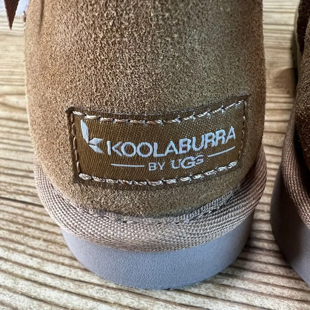 Koolaburra by UGG Chestnut Victoria Tall Bow Boots Womens Size 6 Tan 1015875 EUC - Picture 10 of 10